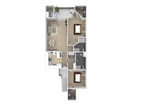 A2 Floor Plan at Aspen Peak, Nevada